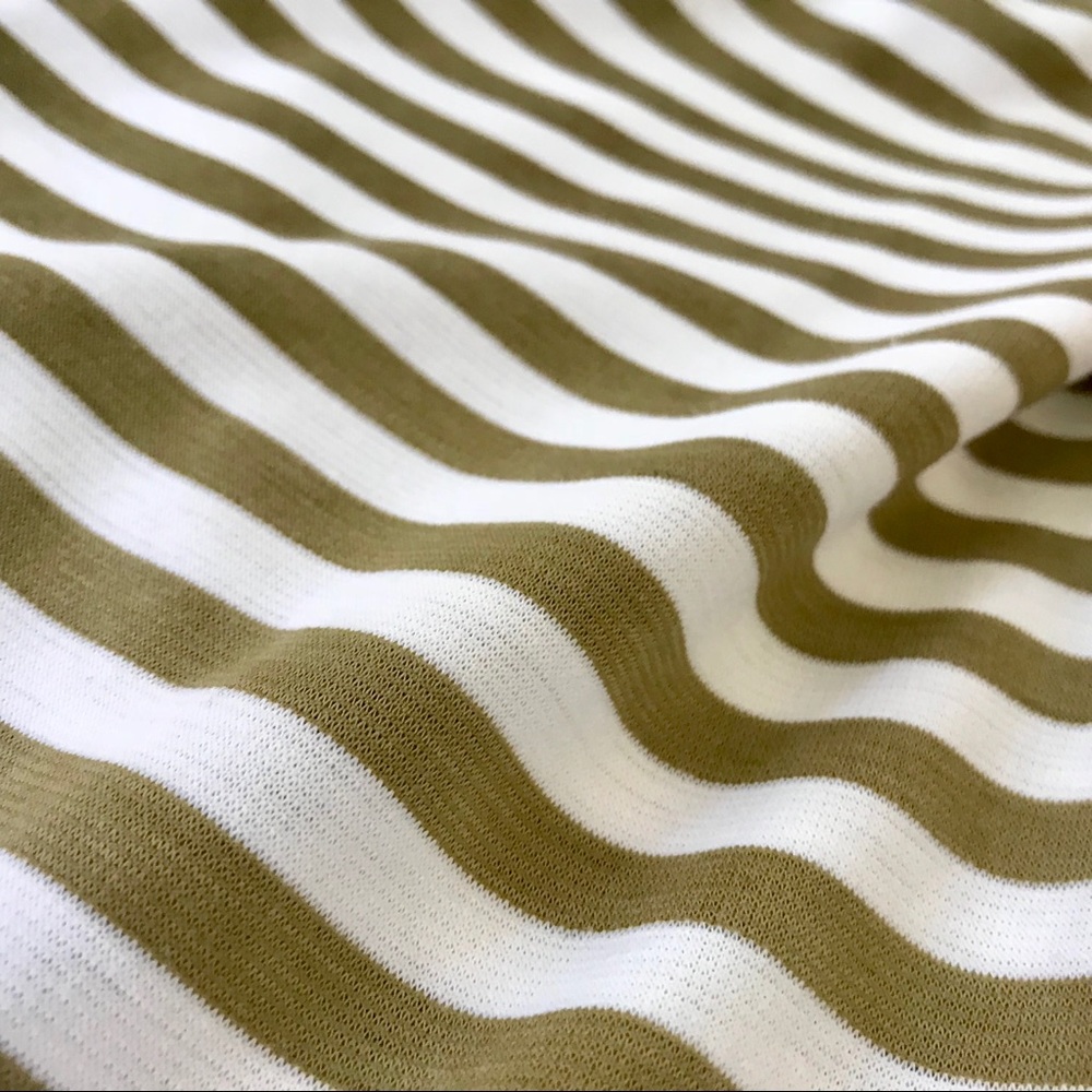 Striped Open Back Shirt Dress, Bow Back - Picture 6 of 8